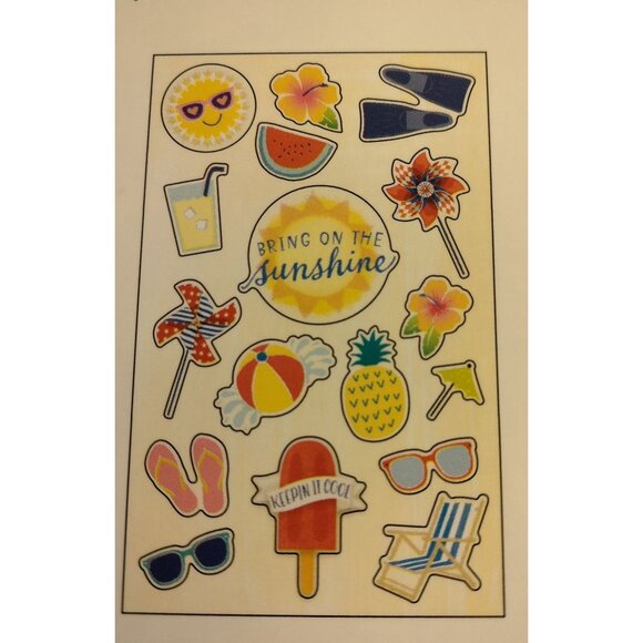Seasonal Stickers Set 166 Count Fall Winter Spring Summer American Greetings - Picture 4 of 10